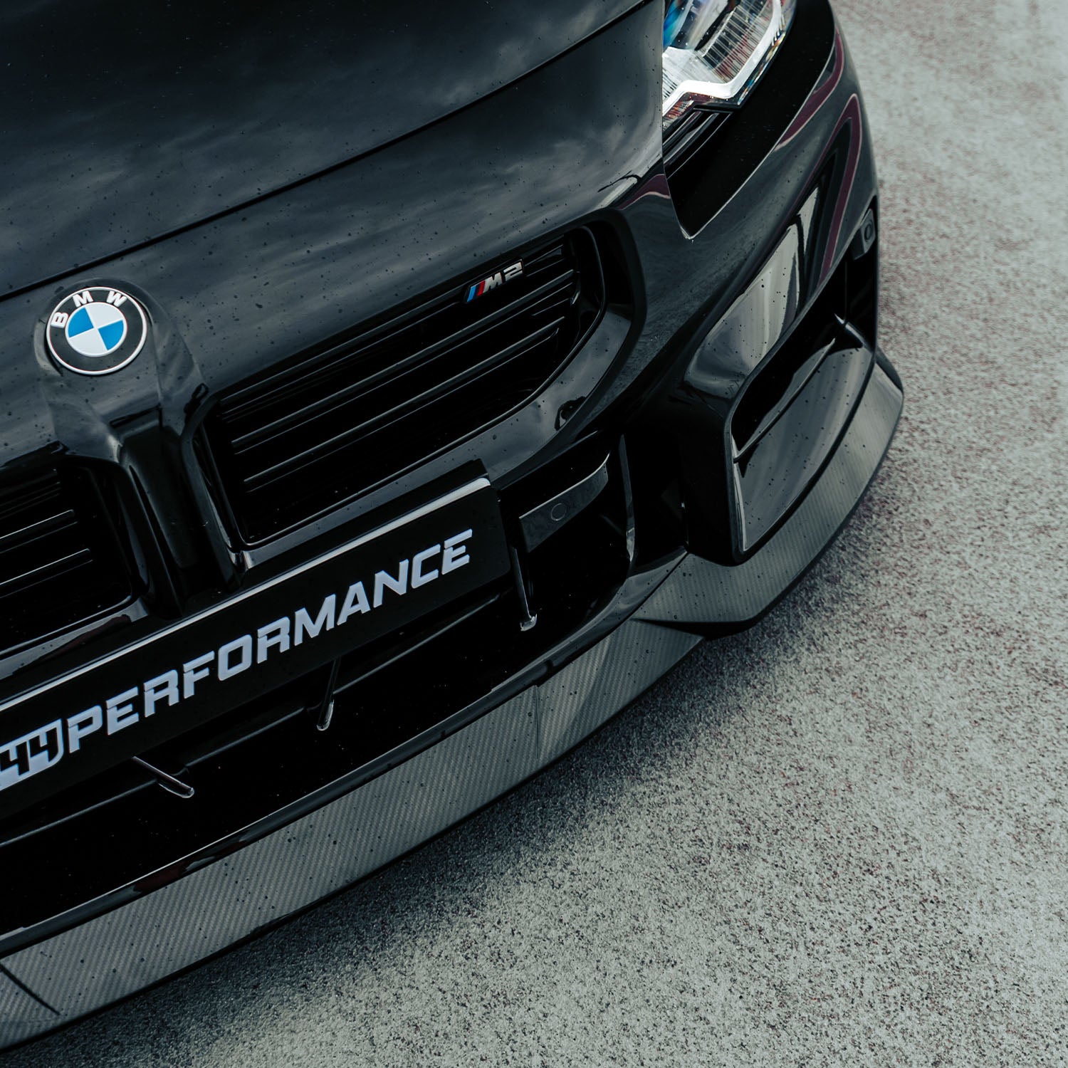 MHC+ BMW M2 G87 Edition 1 Front Splitter In Pre Preg Gloss Carbon Fibre (G87)