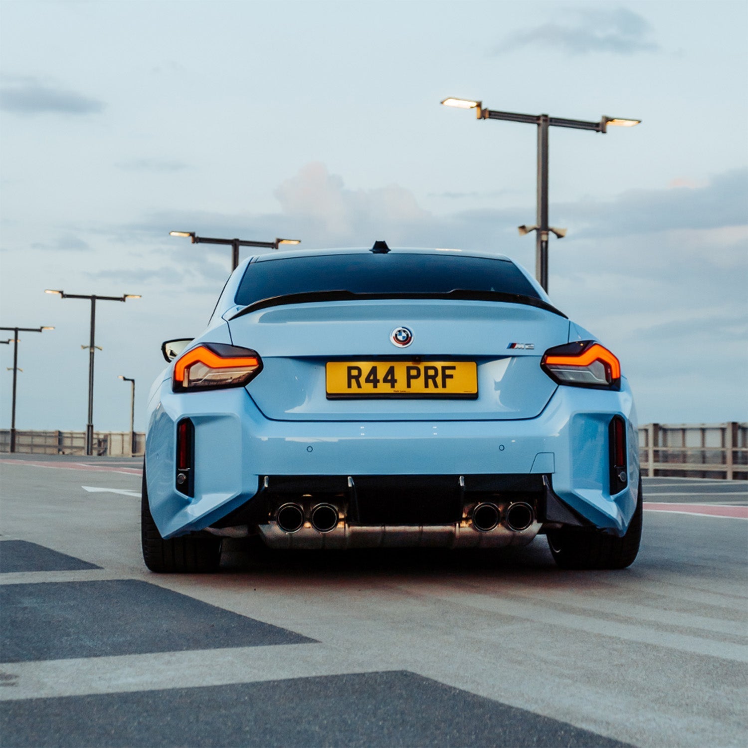 MHC+ BMW M2/M240i V Style Rear Spoiler In Pre Preg Carbon Fibre (G87/G42)