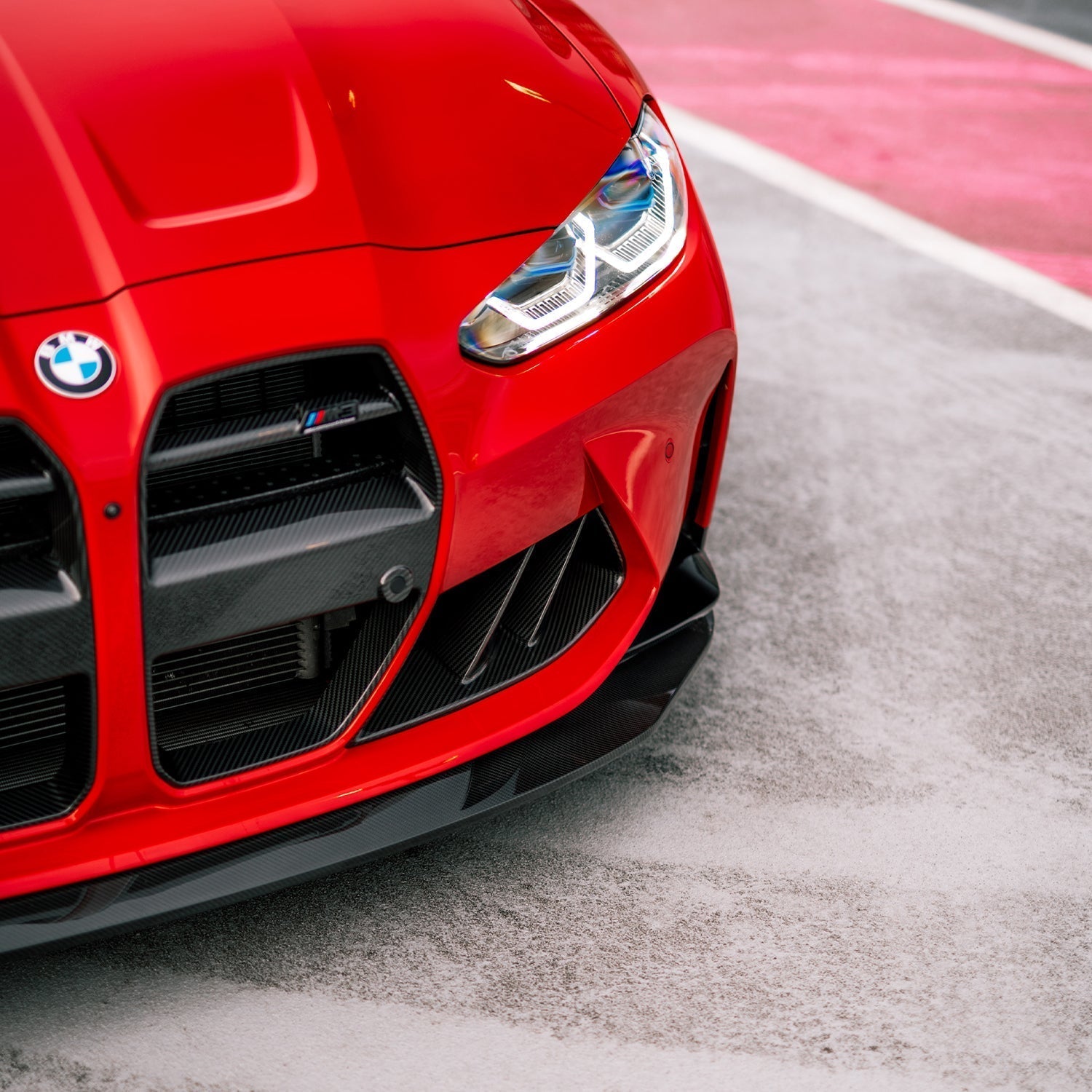 MHC+ BMW M3/M4 GT Style Front Grille With ACC In Pre Preg Carbon Fibre (G80/G81/G82/G83)