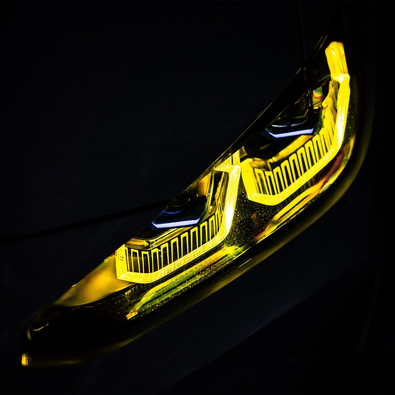 R44 BMW CSL Yellow Daytime Running Lights LED Module Set For BMW G80/G81 M3 & G82/G83 M4
