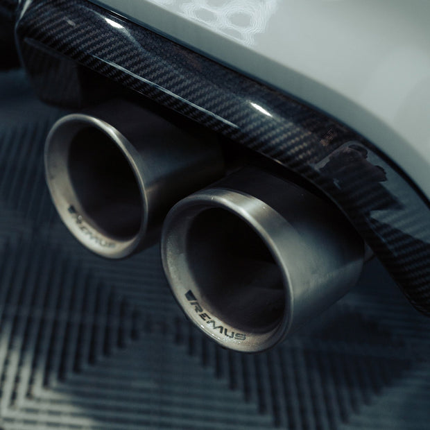 Remus Exhausts Brushed Titanium Tailpipes (Set Of 4)