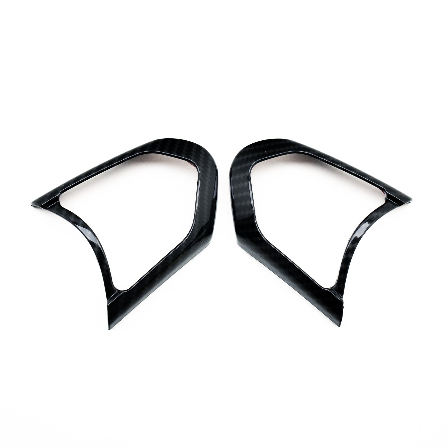 SHFT BMW F Series Steering Wheel Button Trim In Gloss Carbon Fibre Look