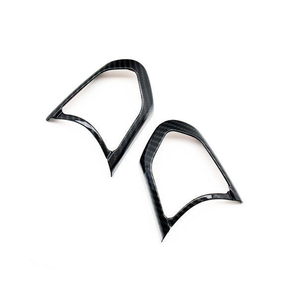 SHFT BMW F Series Steering Wheel Button Trim In Gloss Carbon Fibre Look