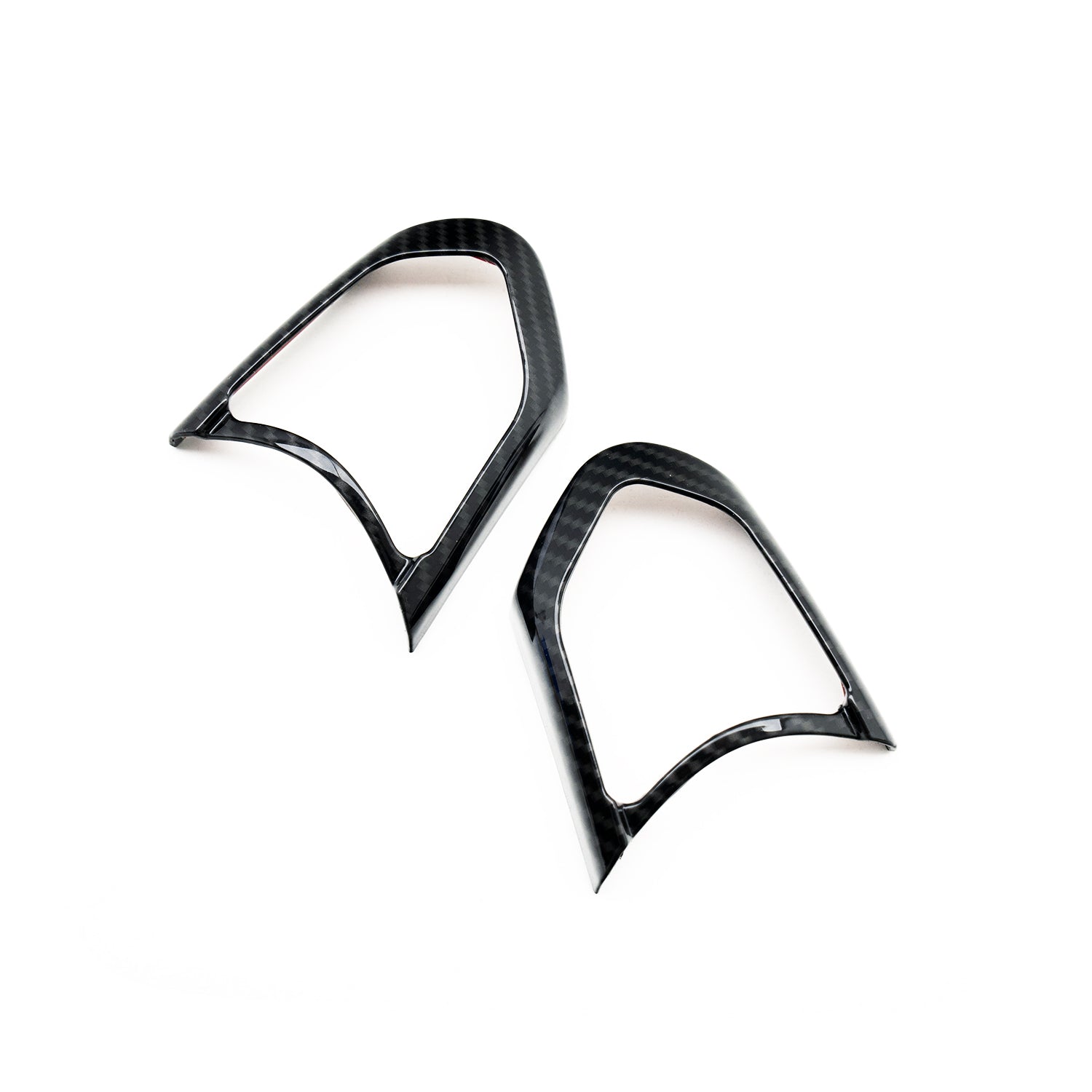 SHFT BMW F Series Steering Wheel Button Trim In Gloss Carbon Fibre Look