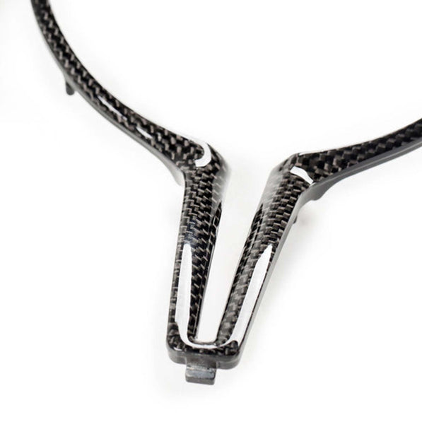 SHFT BMW F Series M Steering Wheel Trim Insert In Gloss Carbon Fibre