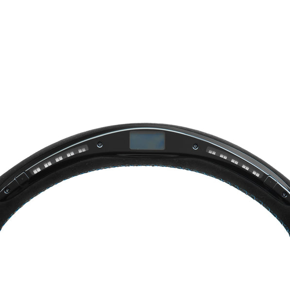 SHFT BMW F Series Round Steering Wheel In Full Alcantara With LED Race Display