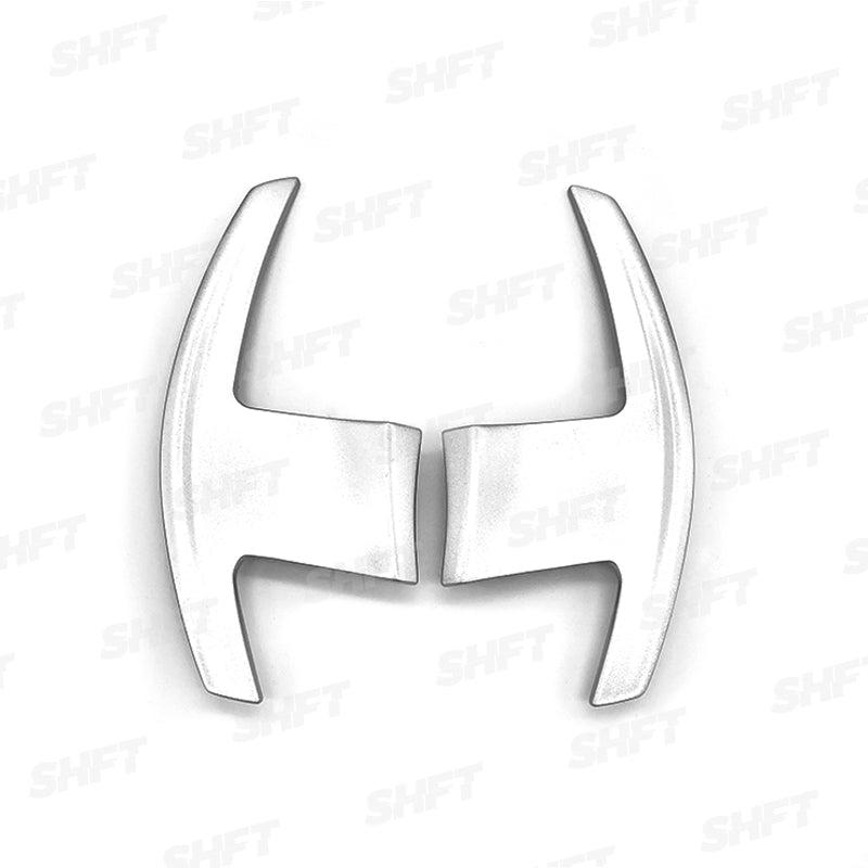 SHFT BMW G Series Automatic Paddle Shifters In Silver/Black Alloy