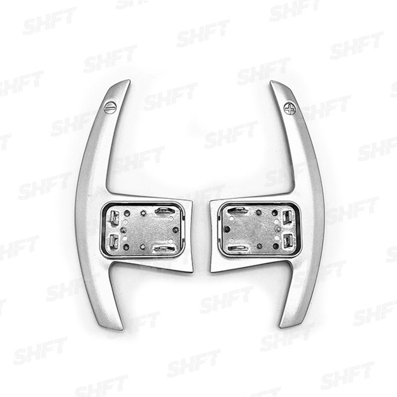 SHFT BMW G Series Automatic Paddle Shifters In Silver/Black Alloy