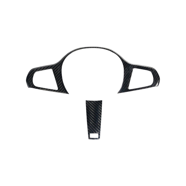 SHFT BMW G Series Steering Wheel Trim Cover In Gloss Carbon Fibre