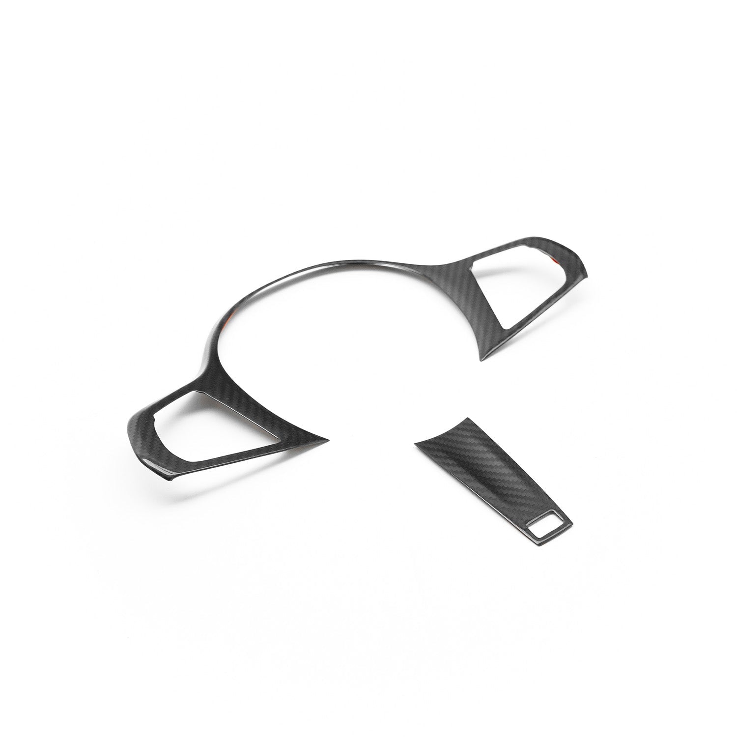 SHFT BMW G Series Steering Wheel Trim Cover In Gloss Carbon Fibre