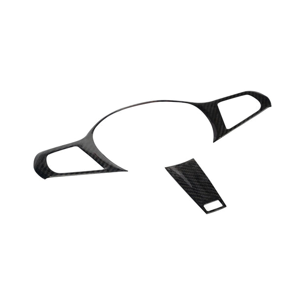 SHFT BMW G Series Steering Wheel Trim Cover In Gloss Carbon Fibre