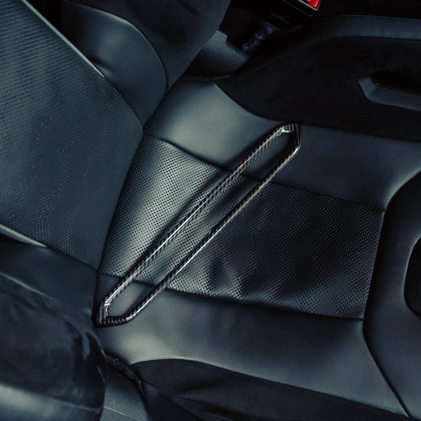 SHFT BMW G80 M3, G82 M4 & G87 M2 LCI Interior Inner Air Vent Trim In Gloss Carbon Fibre