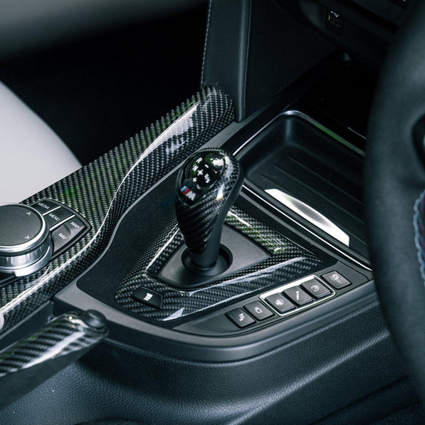 SHFT BMW M DCT Gear Selector Cover In Gloss Carbon Fibre