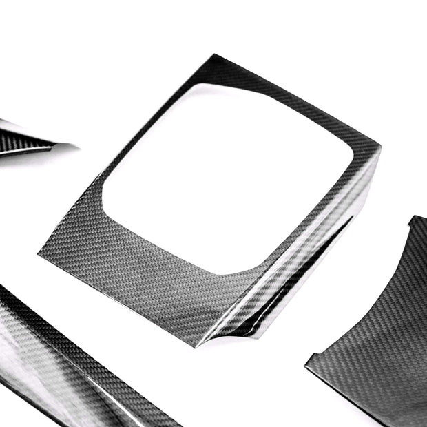 SHFT BMW M3/M4/M240i LHD Interior Trim Set In Gloss Pre Preg Carbon Fibre (G Series)