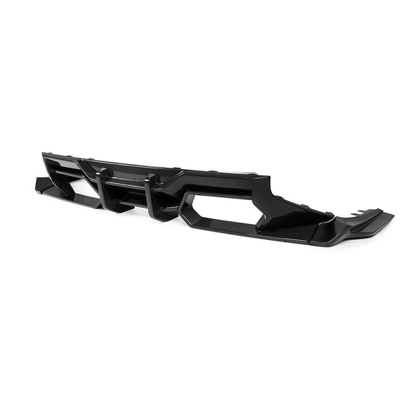 SooQoo BMW G87 M2 Rear Diffuser In Gloss Carbon Fibre