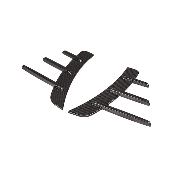 SooQoo BMW G22 G23 4 Series Front Side Fender Trims In Gloss Carbon Fibre