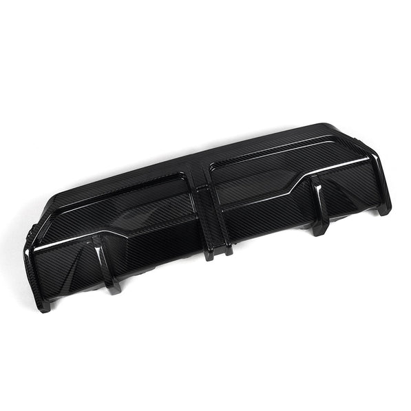 SooQoo BMW G42 M240i Rear Diffuser In Gloss Carbon Fibre