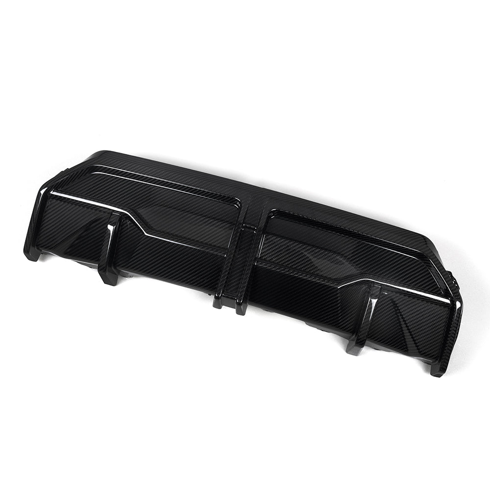 SooQoo BMW G42 M240i Rear Diffuser In Gloss Carbon Fibre