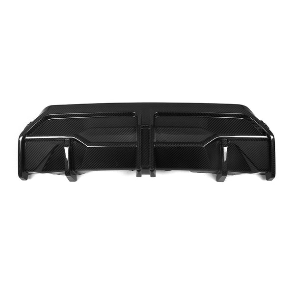 SooQoo BMW G42 M240i Rear Diffuser In Gloss Carbon Fibre