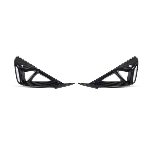 SooQoo BMW G42 M240i Front Ducts In Gloss Carbon Fibre