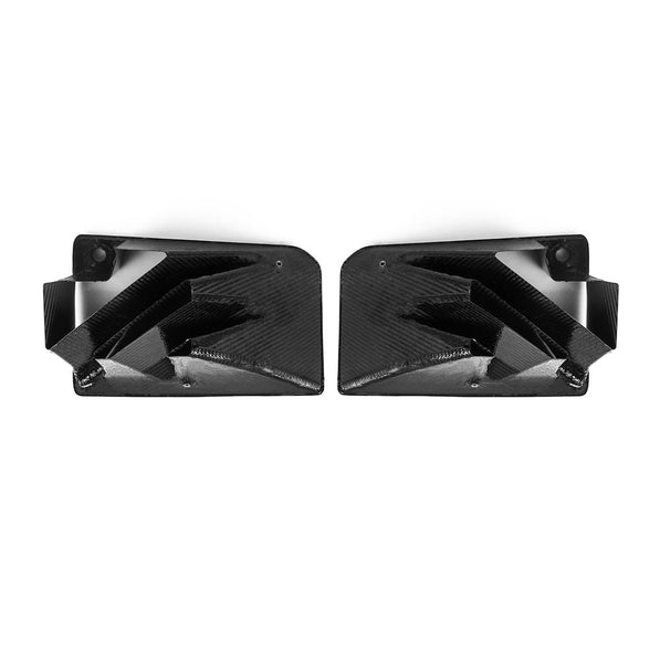 SooQoo BMW G87 M2 SQ Twin Fin Front Ducts In Gloss Carbon Fibre