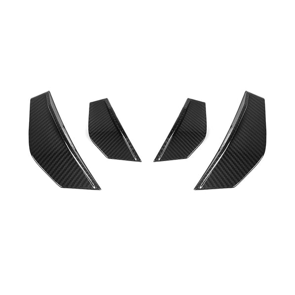 SooQoo BMW F87 M2 Front Canards In Gloss Carbon Fibre