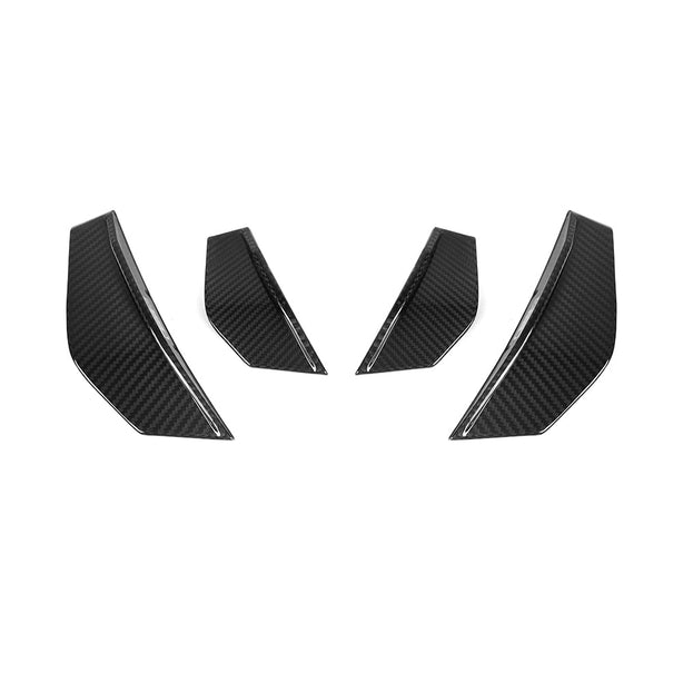 SooQoo BMW F87 M2 Front Canards In Gloss Carbon Fibre