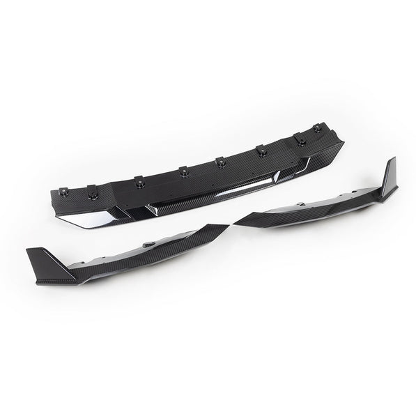 SooQoo BMW G42 M240i Front Splitter In Gloss Carbon Fibre