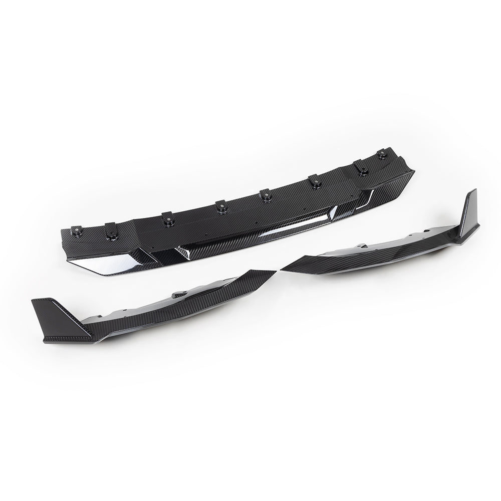 SooQoo BMW G42 M240i Front Splitter In Gloss Carbon Fibre