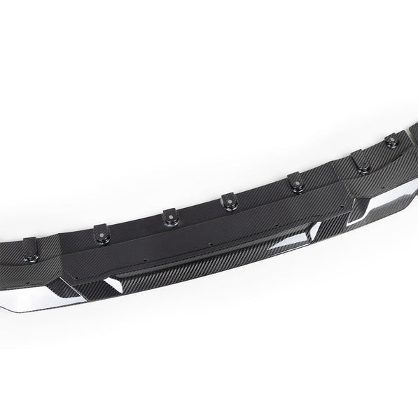 SooQoo BMW G42 M240i Front Splitter In Gloss Carbon Fibre