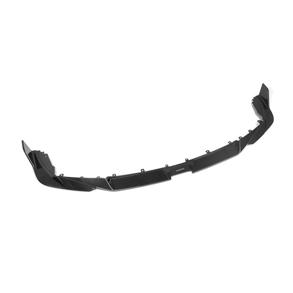SooQoo BMW M8 F91 F92 F93 Front Splitter In Gloss Carbon Fibre