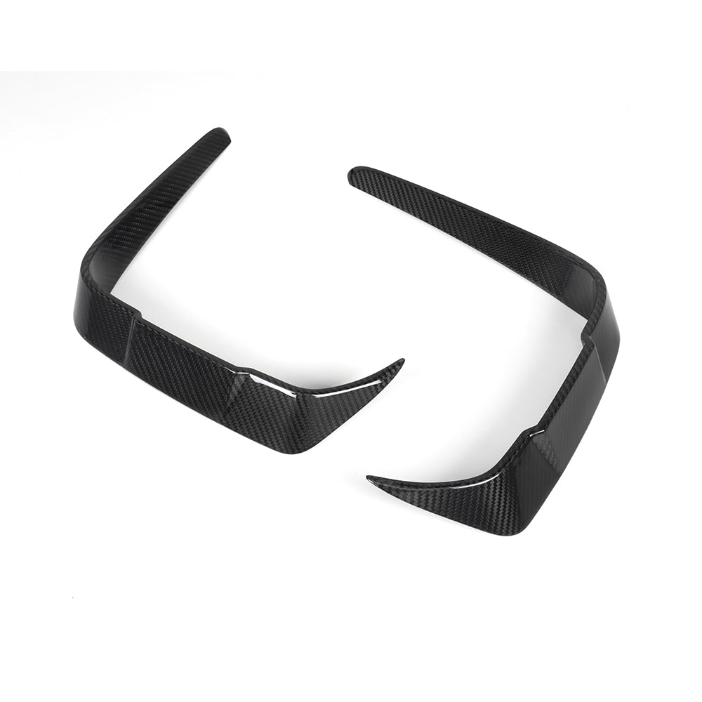 SooQoo BMW F87 M2 Competition Front Duct Trims In Gloss Carbon Fibre