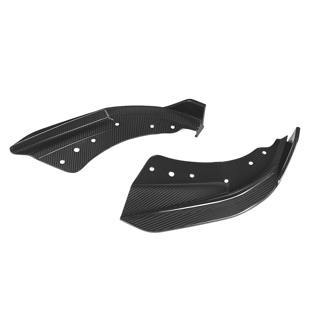 SooQoo BMW 4 Series G22 G23 Front Splitter In Gloss Carbon Fibre