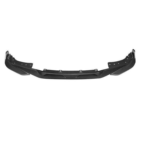 SooQoo BMW 4 Series G22 G23 Front Splitter In Gloss Carbon Fibre