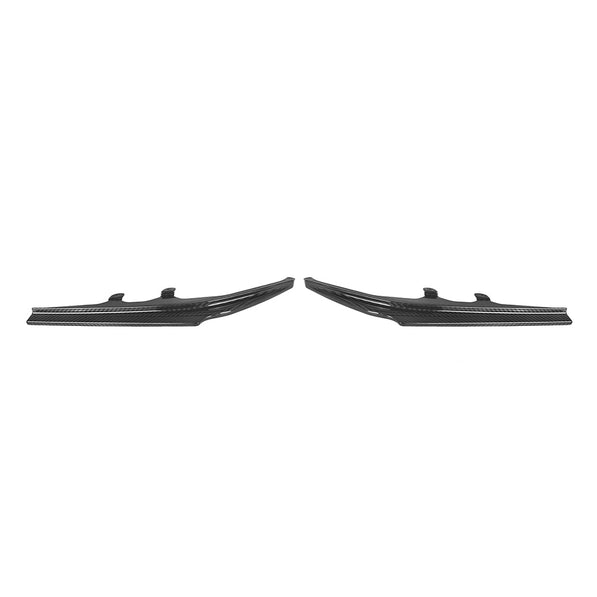 SooQoo BMW G42 M240i Rear Side Splitters In Gloss Carbon Fibre
