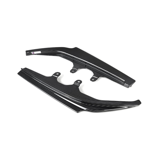 SooQoo BMW G42 M240i Rear Side Splitters In Gloss Carbon Fibre