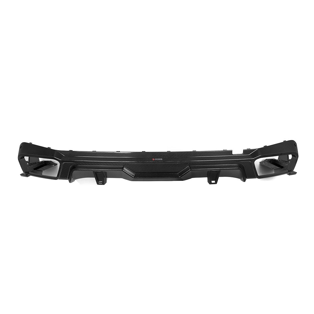 SooQoo BMW G05 X5 SQ Style Rear Diffuser In Gloss Carbon Fibre