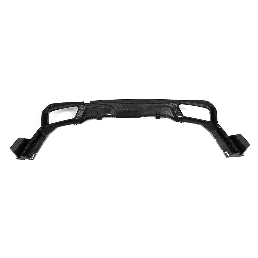 SooQoo BMW G05 X5 SQ Style Rear Diffuser In Gloss Carbon Fibre