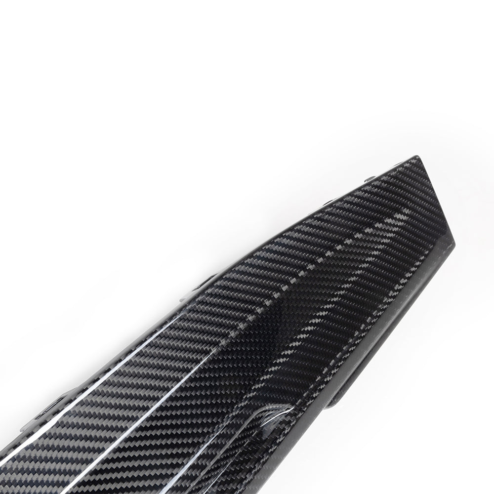 SooQoo BMW G82 & G83 M4 Rear Diffuser + Rear Splitters In Gloss Carbon Fibre