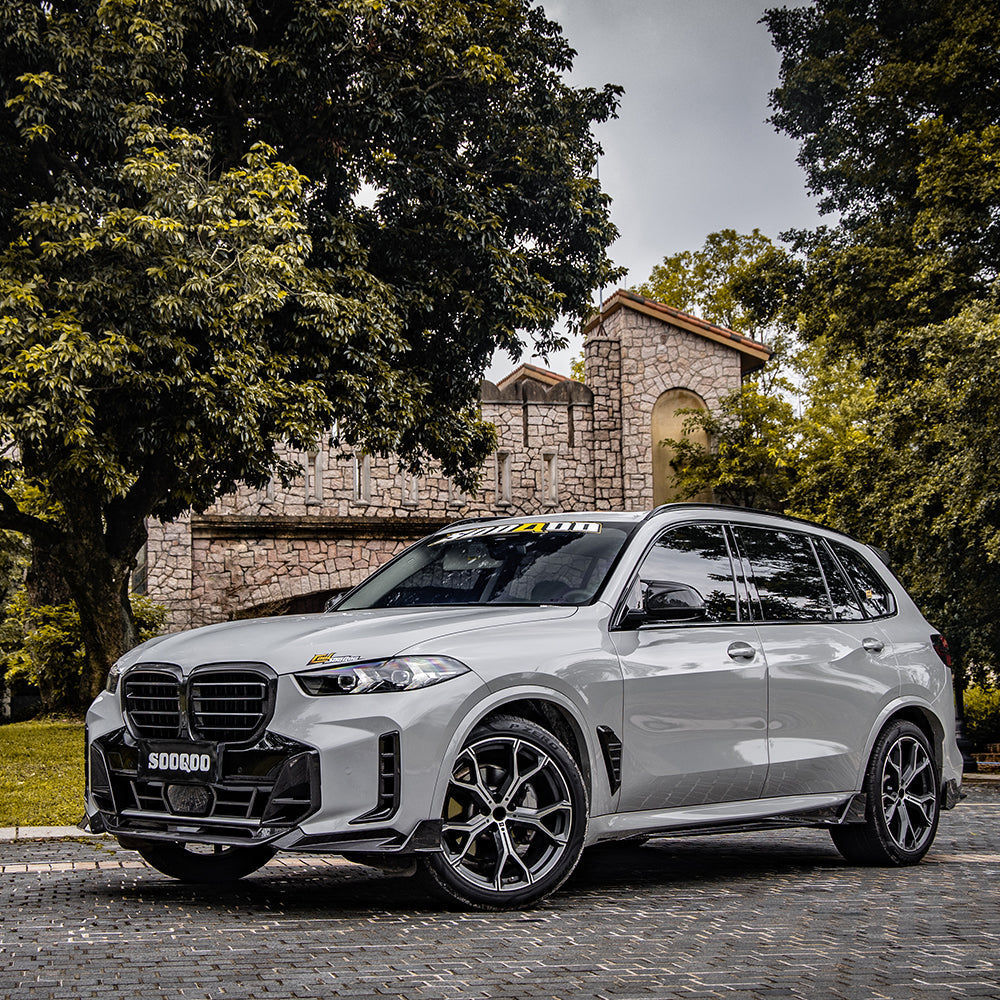 SooQoo BMW G05 X5 Side Skirts In Gloss Carbon Fibre