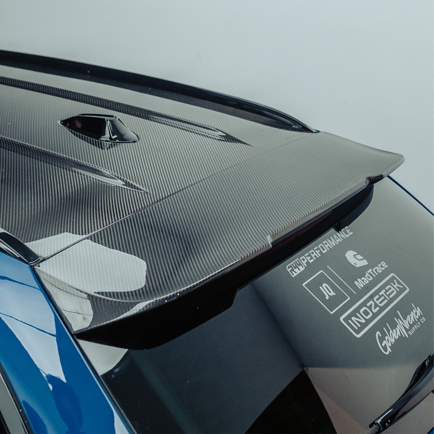 SooQoo BMW G81 M3 Touring Roof Spoiler In Gloss Pre Preg Carbon Fibre (2023+)