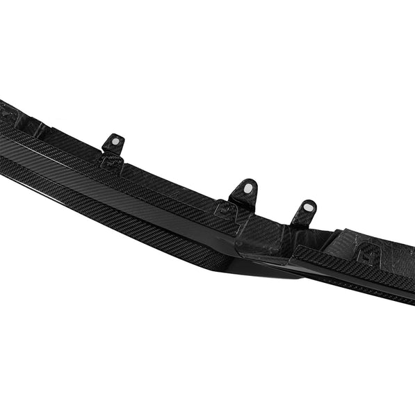 SooQoo BMW F95 X5M LCI Rear Diffuser In Gloss Carbon Fibre