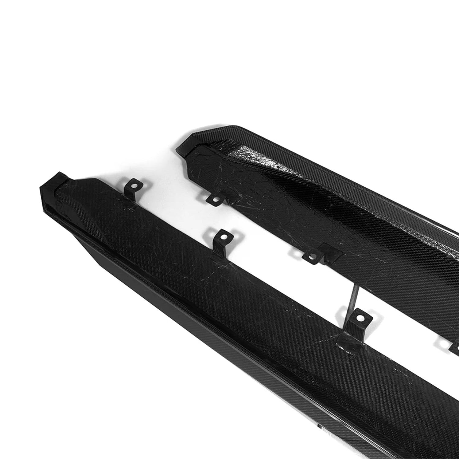 SooQoo BMW F95 X5M LCI Side Skirts In Gloss Carbon Fibre