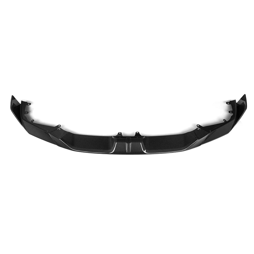 SooQoo BMW F96 X6M LCI Front Splitter In Gloss Carbon Fibre