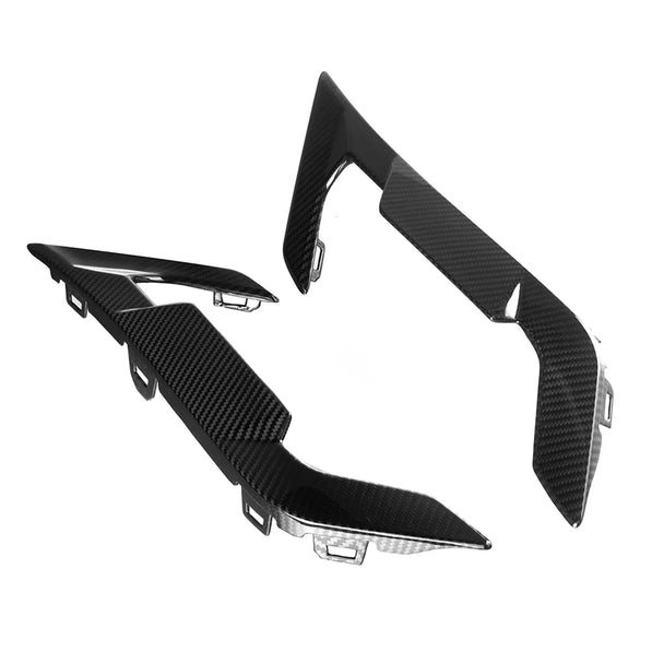 SooQoo BMW F96 X6M LCI Side Fender Trims In Gloss Carbon Fibre