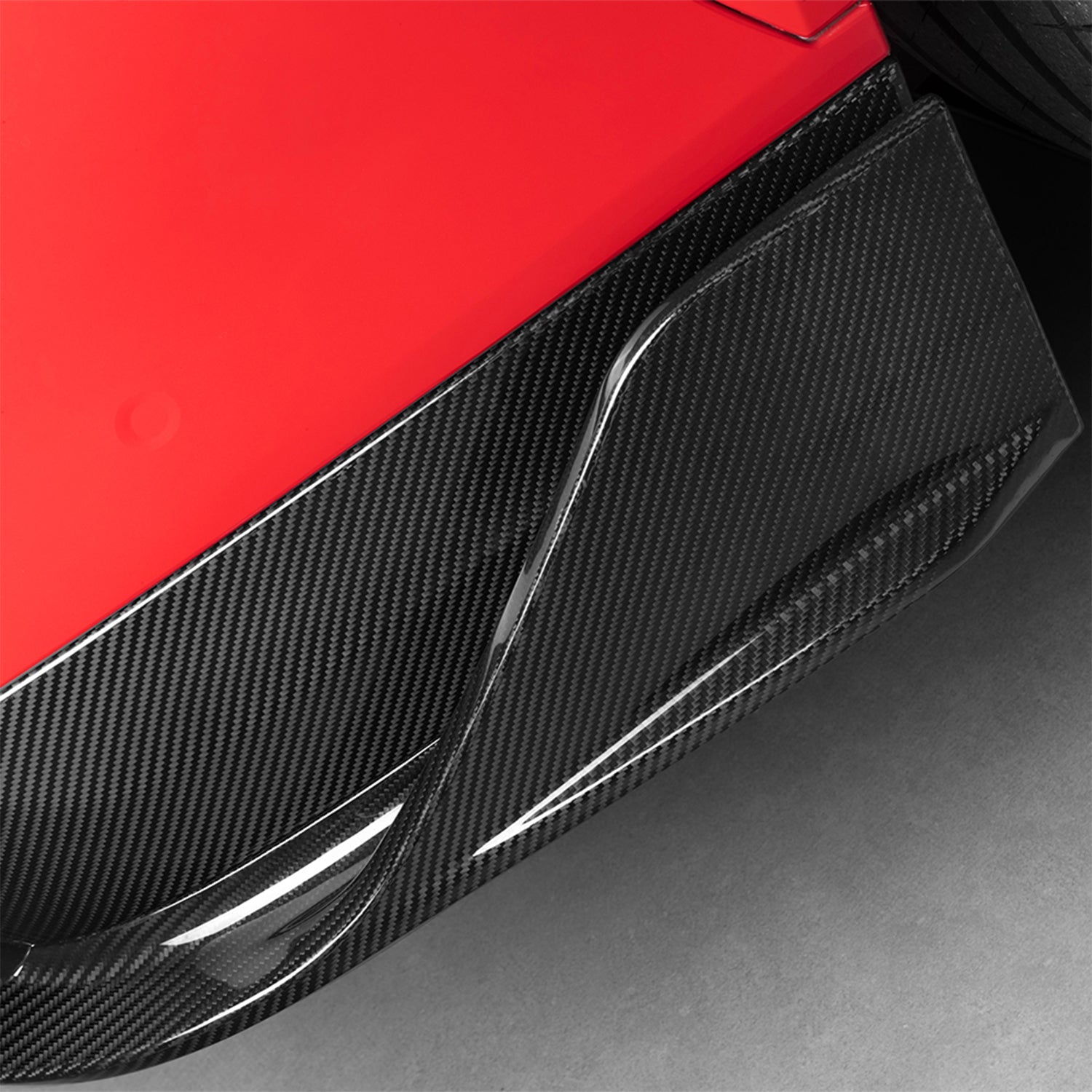 SooQoo BMW F96 X6M SQ-A Rear Diffuser In Gloss Carbon Fibre