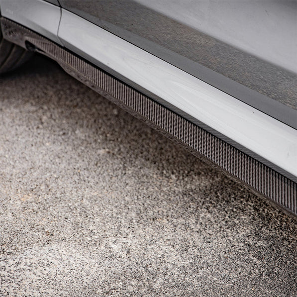 SooQoo BMW F97 X3M & F98 X4M SQ Side Skirts In Gloss Pre Preg Carbon Fibre (G01/G02 Included)