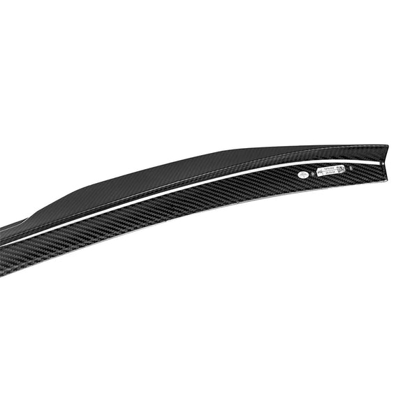 SooQoo BMW F98 X4M Rear Ducktail Spoiler In Gloss Pre Preg Carbon Fibre