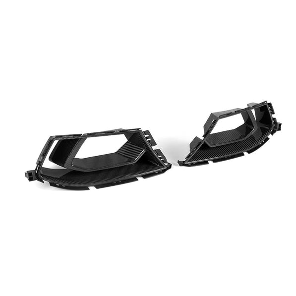 SooQoo BMW G80 M3 G82 M4 Front Ducts In Gloss Carbon Fibre