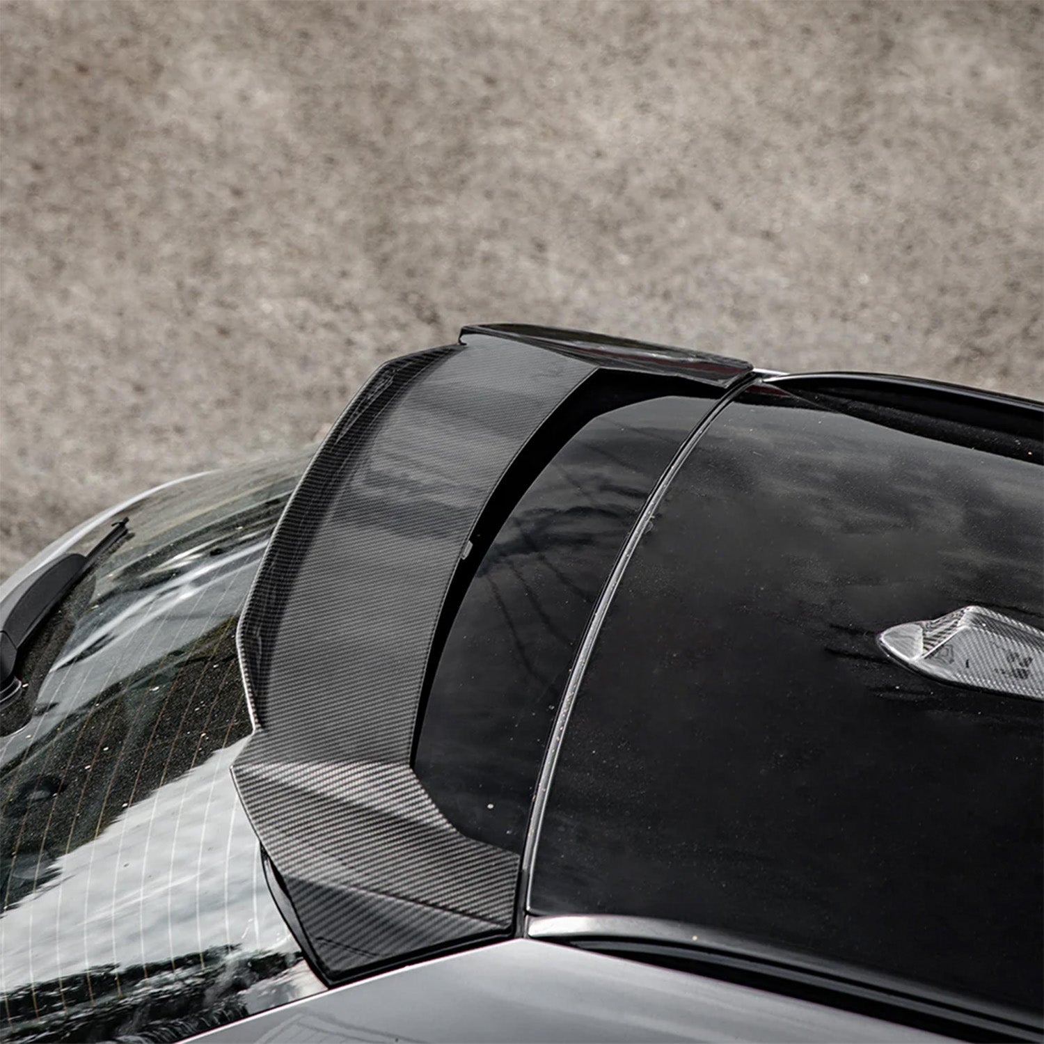 SooQoo BMW G81 M3 Touring SQ Aggressive Roof Spoiler In Gloss Pre Preg Carbon Fibre (2023+)